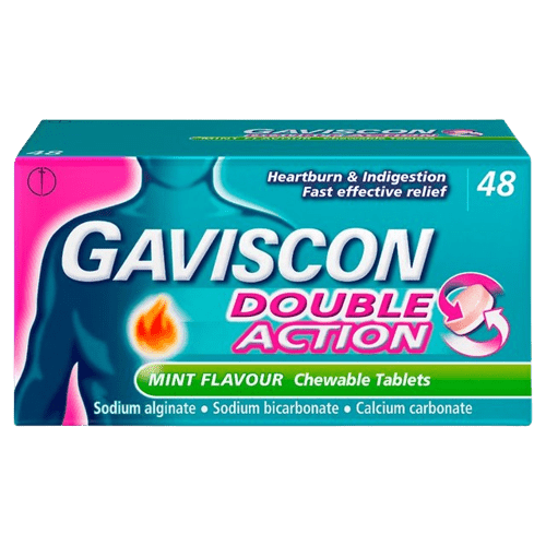 gaviscon double action tablets 48 uk