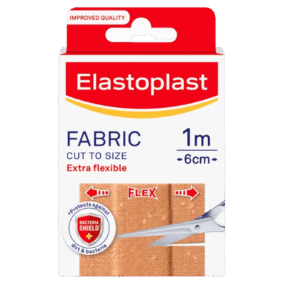 Elastoplast Fabric Cut to Size Plasters (1m x 6cm)