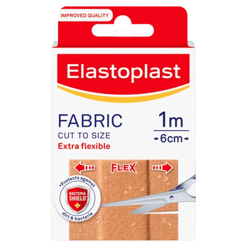 Elastoplast Fabric Cut to Size Plasters (1m x 6cm)