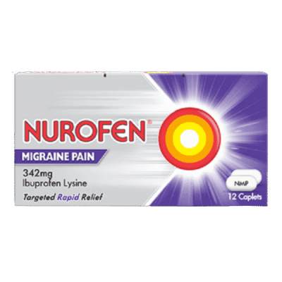 Nurofen Migraine Pain 342mg 12's