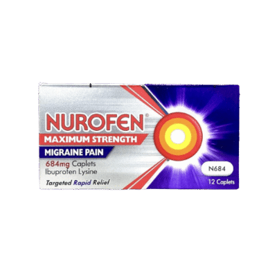 Nurofen Migraine Max 684mg Caps 12's.