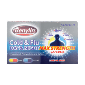 Benylin Day and Night Max Strength Caps 16's