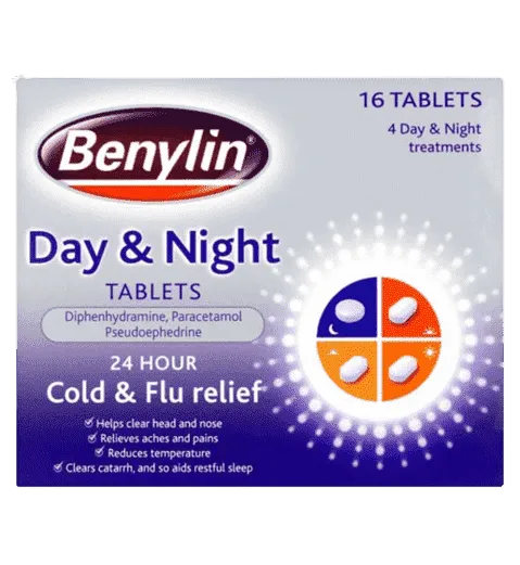 Benylin Day and Night Tablet 16's