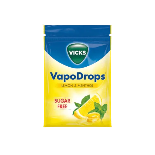 Vicks Vapodrop Lemon and Menthol 72g