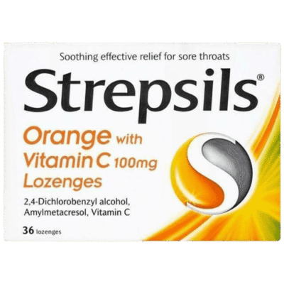 Strepsil Orange Vitamin C 36's uk