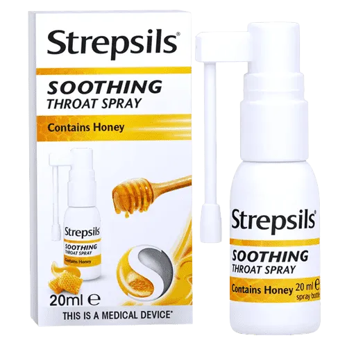 Strepsils Honey Soothing Throat Spray 20ml