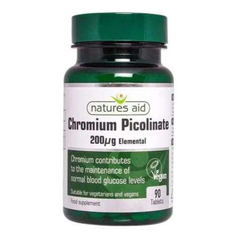 Natures Chromium Picolinate 200mcg (vegan) 90's