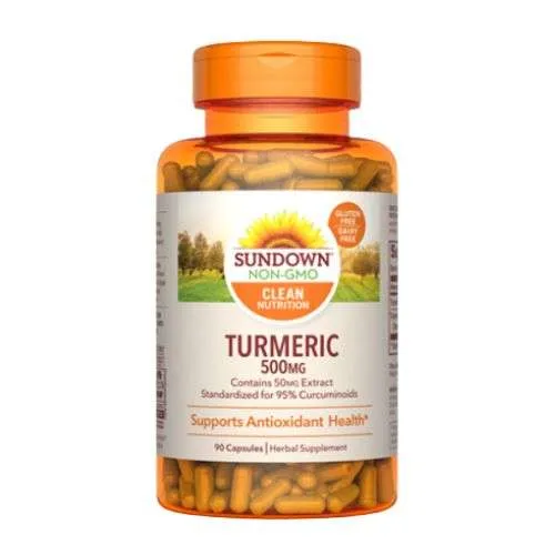 Sundown Tumeric 500mg 90's