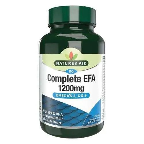 Natures Aid Complete EFA 1200mg Omega (3,6,9) 90's