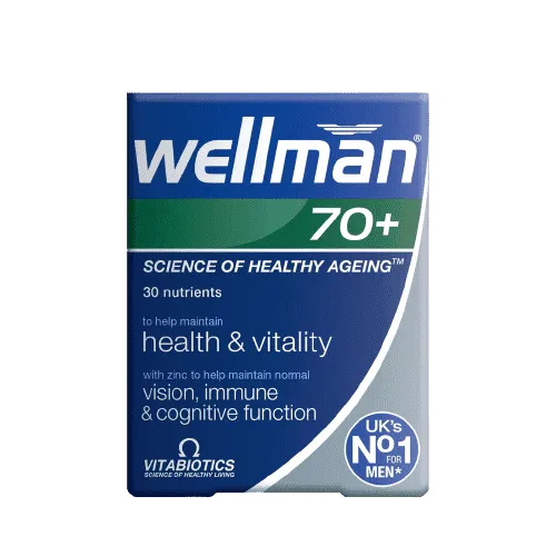 Vitabiotics Wellman 70+ Tablets 30's