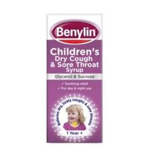 Benylin Children Dry Cough and Sore Throat Syrup 125ml
