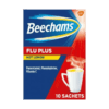 Beecham Flu Plus Satchets Hot Lemon 10's