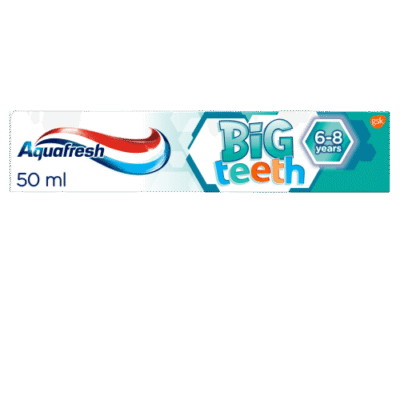 Aquafresh Tooth Paste Milk Teeth Big Teeth 50ml (6yrs-8yrs)