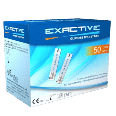 Exactive Vital Glucose Strips 50's
