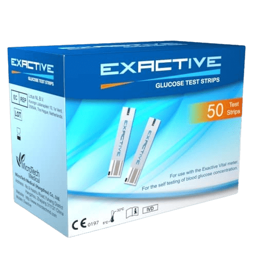 Exactive Vital Glucose Strips 50's