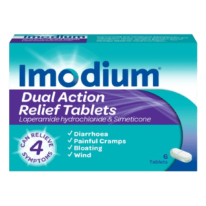 Imodium Dual Action Relief Tablets 6's