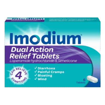 Imodium Dual Action Relief Tablets 6's