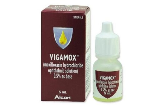 VIGAMOX 0.5% EYE DROPS 5ML