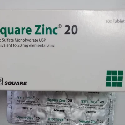 ZINC TABLETS 20MG 100`S