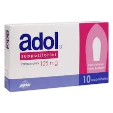 ADOL SUPP.125MG * 10
