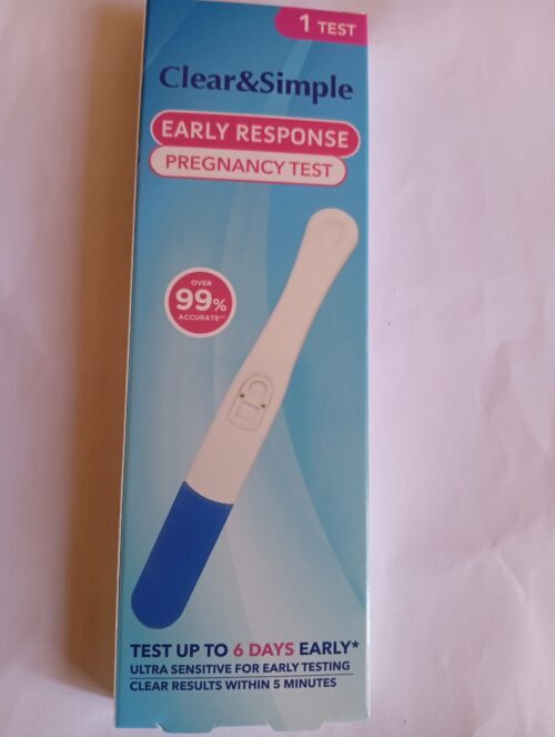 CLEAR AND SIMPLE DIGITAL PREGNANCY TEST SINGLE