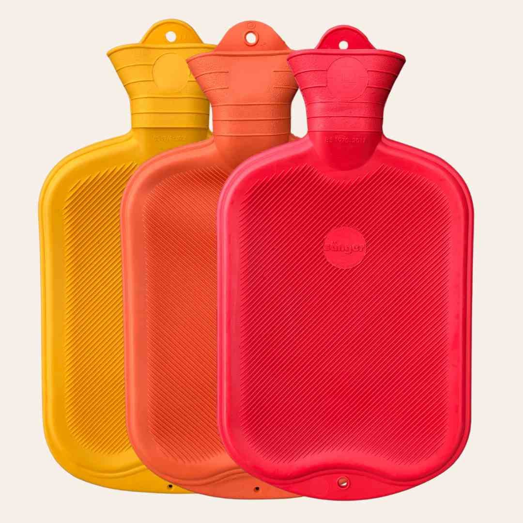 HOT WATER BOTTLE RUBBER RIBBED 2 SIDES - Image 2