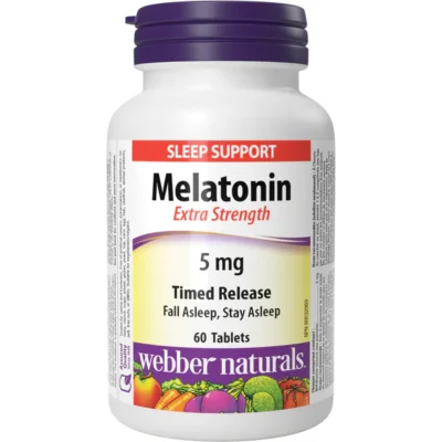 Webber Naturals Melatonin Extra Strength 5mg