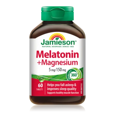 Jamieson Melatonin+Magnesium 5mg/150mg