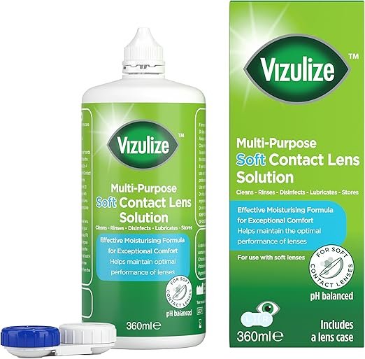 Vizulized Advanced Multi-Purpose Contact Lens Care Solution 360ml