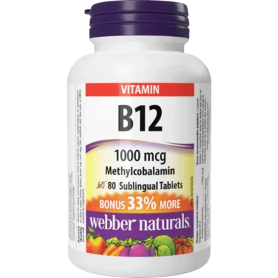 Webber Naturals Vitamin B12 1000mcg